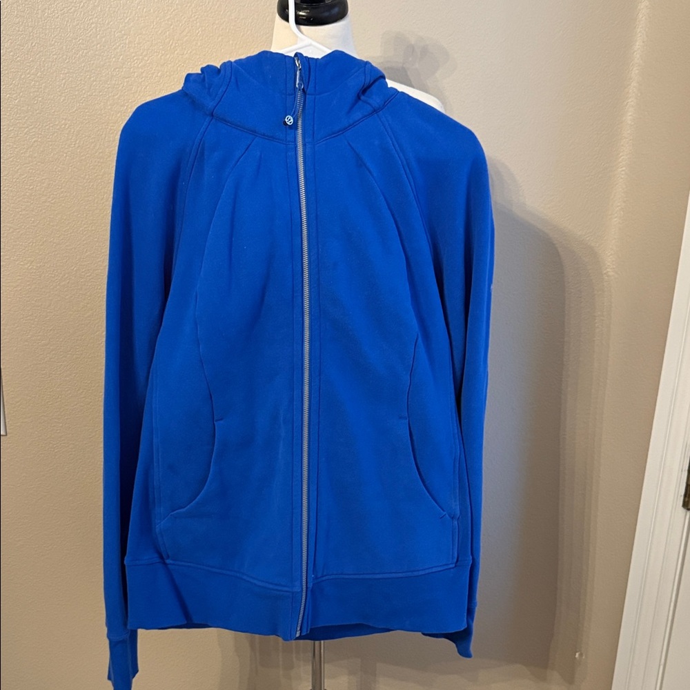 lululemon athletica Royal Blue Full-Zip Hooded Sweatshirt
